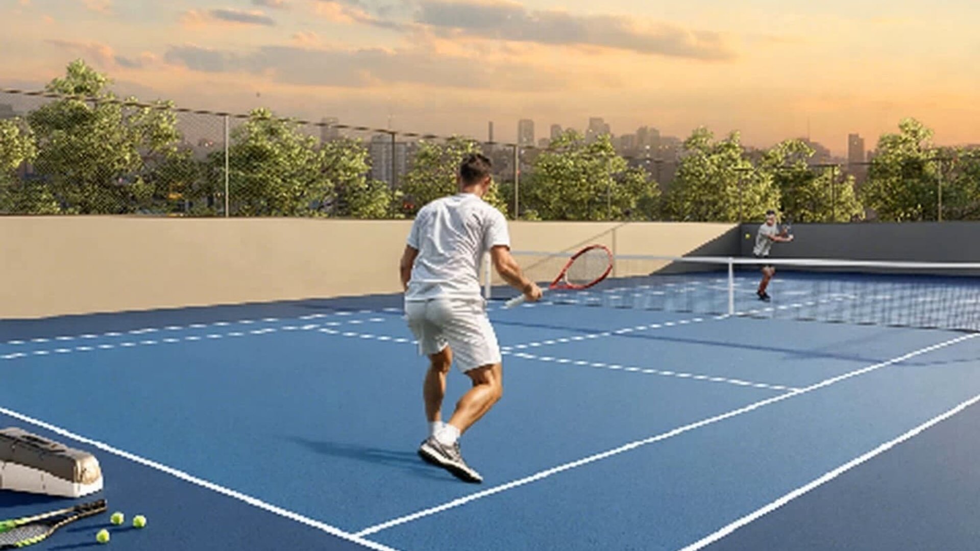 Hípica - Quadra de Tênis